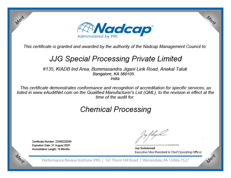 CP NADCAP certificate